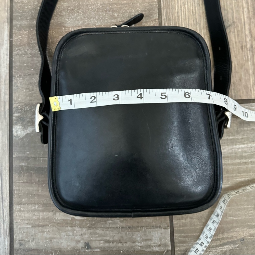 Vintage Coach 9817 Black Leather Camera Crossbody Shoulder Bag - Picture 12 of 16